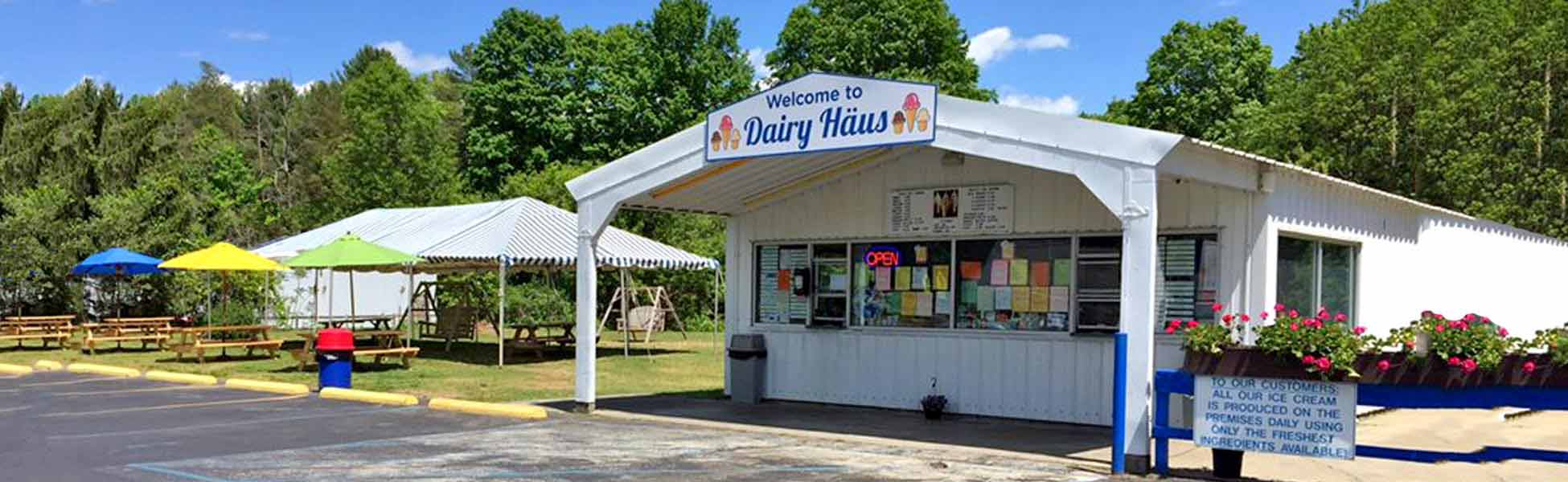 Dairy Haus Hard & Soft Homemade Ice Cream in Saratoga Since 1985!